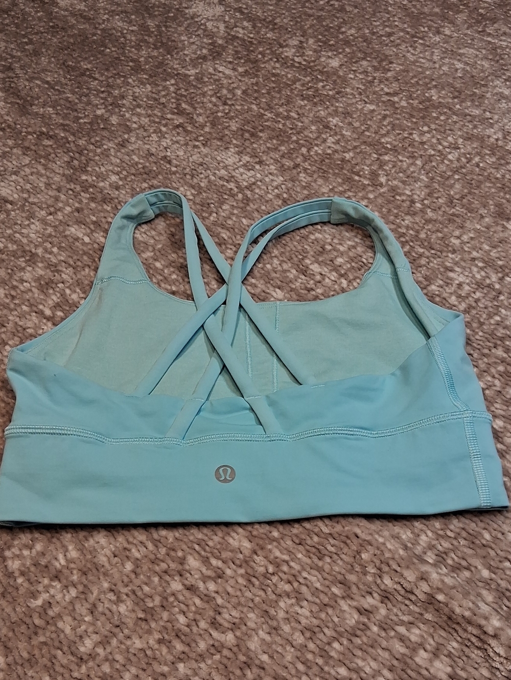 lululemon athletica Teal Cross-Back Sports Bra